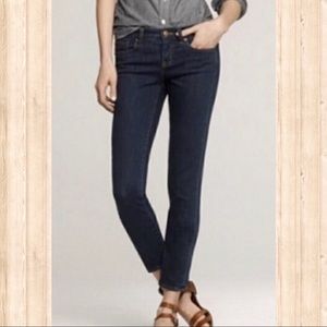 J. Crew Toothpick style skinny cropped jeans